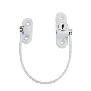 2pcs Lockable Window Door Lock Restrictor Cable Catch For Child Baby Safety Security