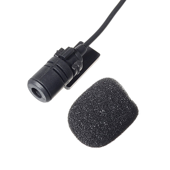 Car DVD Microphone Hands Free Clip 3.5mm Mini Studio Speech Microphone