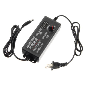 Excellway 9-24V 3A 72W AC/DC Adapter Switching Power Supply Regulated Power Adapter Supply Display