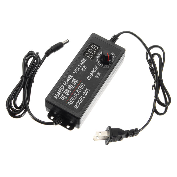Excellway 9-24V 3A 72W AC/DC Adapter Switching Power Supply Regulated Power Adapter Supply Display