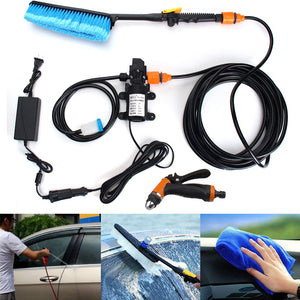 75W High Pressure Self Priming Electric Car Portable Wash Washer Kit Water Pump