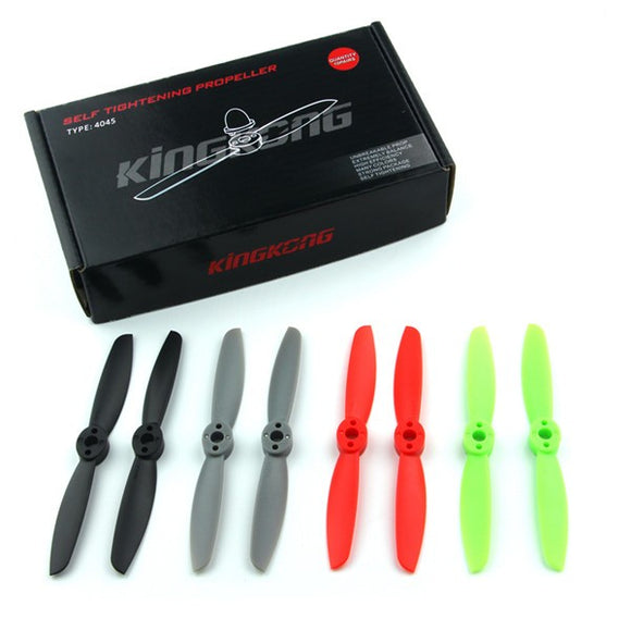 10 Pairs Kingkong / LDARC 4045 4x4.5 Inch PC Fiber Glass Propellers CW CCW for RC FPV Racing Drone