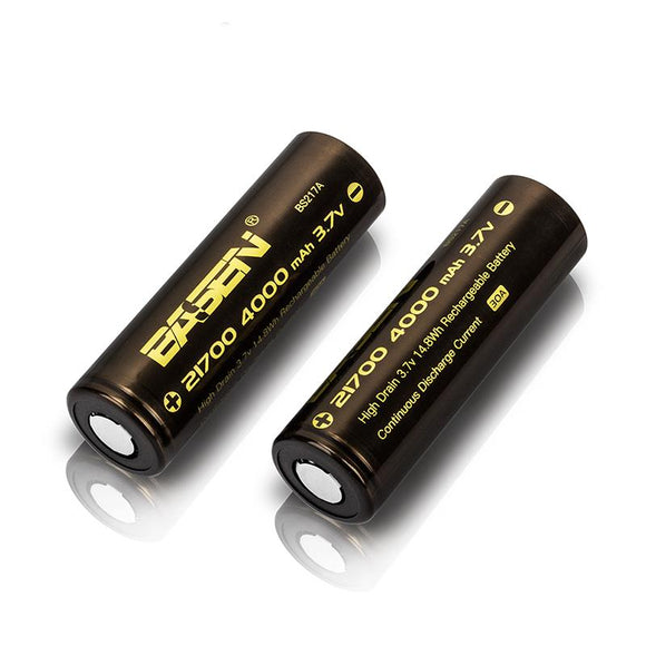 1PCS Basen 21700 30A 4000mah 3.7V High Drain Flat Top Battery