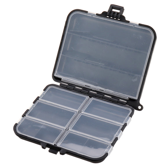 Compartments Storage Case Box Plastic Fishing Lure Hook Bait Small Accessory Box Square Fishhook Box Outdoor Essential