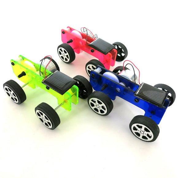 DIY Solar Powered Car Physics Experiment Science and Technology Puzzle Toy Kit