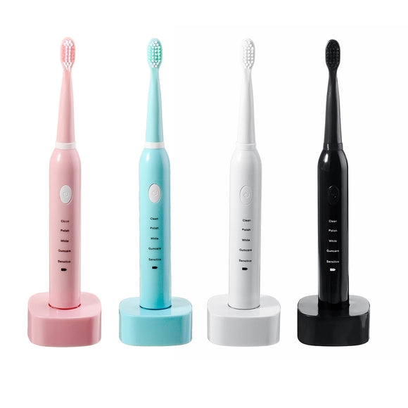 Sonic Electric Toothbrush USB Rechargeable 5 Modes Timing Toothbrush IPX7 Teeth Whitening Oral Care