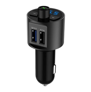 iMars BT56 Multifunction Wireless Car FM Transmitter Dual USB QC3.0 Quick Car Charger