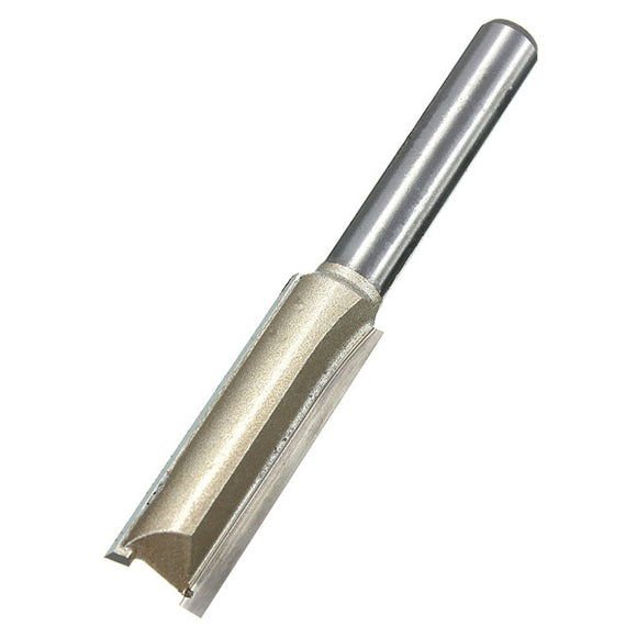 1/4 x 3/8 Inch 60mm Long Blade Two Flutes Straight Router Bit