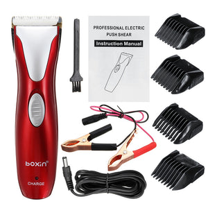 Rechargeable Electric Hair Clipper Cordless Trimmer Men Barber Home Use Grooming Beard Shaving Kit