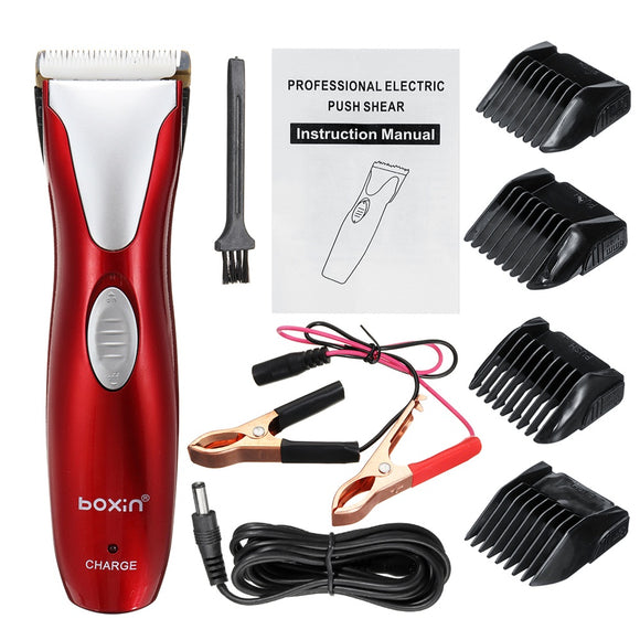 Rechargeable Electric Hair Clipper Cordless Trimmer Men Barber Home Use Grooming Beard Shaving Kit