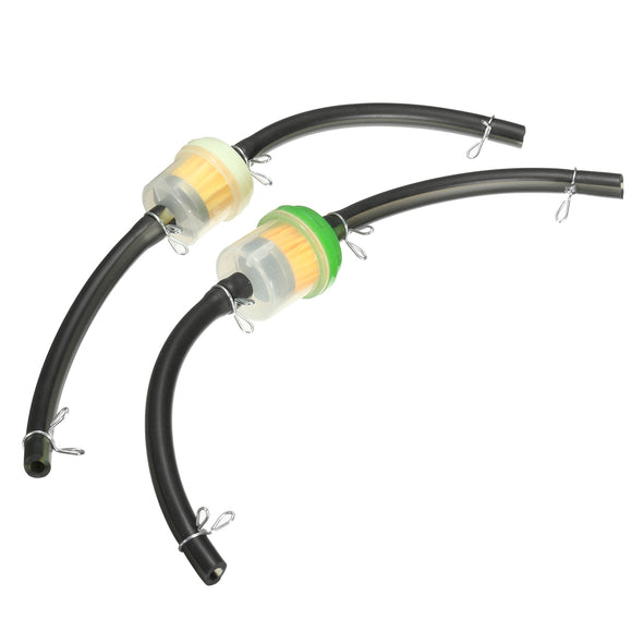 6mm Gas Fuel Filter Pipe Hose Line With 4 Clips Motorcycle Pit Dirt Bike