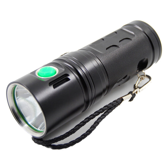 SHUOLIDE 1300C XHP70 3500Lumens 4Modes Dimming USB Rechargeable Portable LED Flashlight 18650