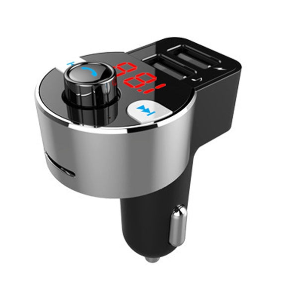 Car bluetooth FM Transmitter MP3 Player with Dual USB Ports Support USB Flash Drive/TF Car Kit