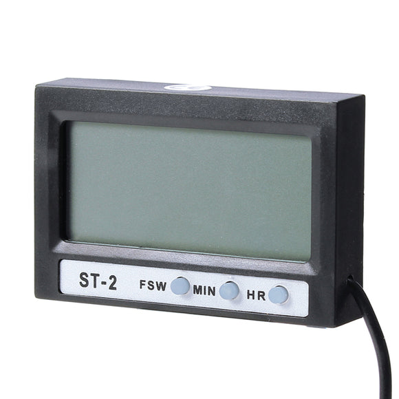 Household LCD Display Digital Thermometer Clock Auto Temperature