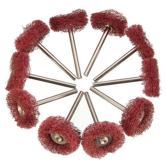 10pcs Red Buffing Polishing Wheel for Dremel Rotary Tool