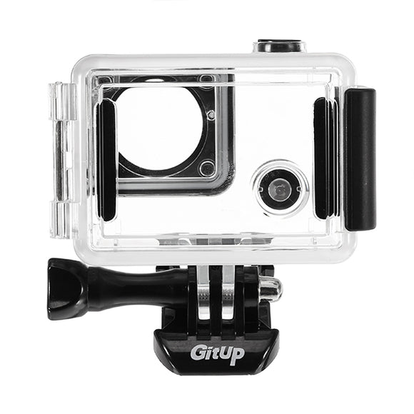 30M Transparent Waterproof Case for GITUP GIT2P 90 Degree FOV Camera