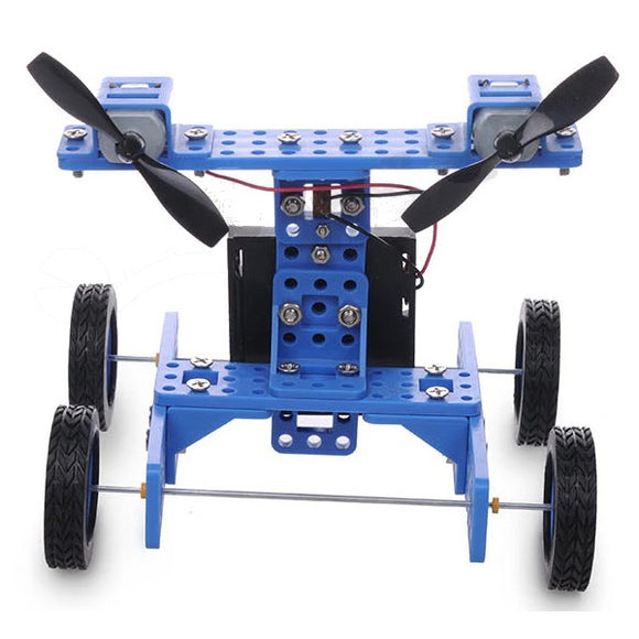 DIY Rubber Wheel Trolley Wind NO.34 Model Kit For Arduino DIY Handmade Assembling
