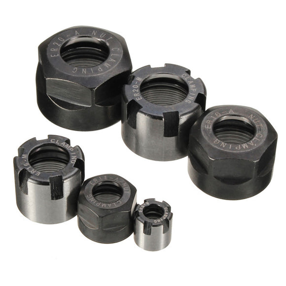 ER- A M Type Nut Collet Clamping Nut for CNC Milling Chuck Holder Lathe Tool