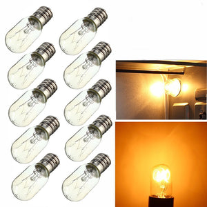 5X E14 15W 25W Light Bulb Glass Heat Resistant Lamp Bulb AC220-240V