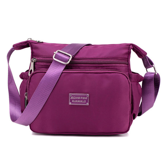 Women Nylon Light Weight Bags Casual Waterproof Shoulderbags Outdooors Travel Crossbody Bags