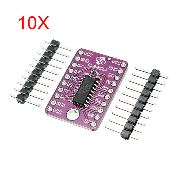 10Pcs CJMCU-165 74HC165D Shift Register 8 Bit Serial Input / Parallel Output Module
