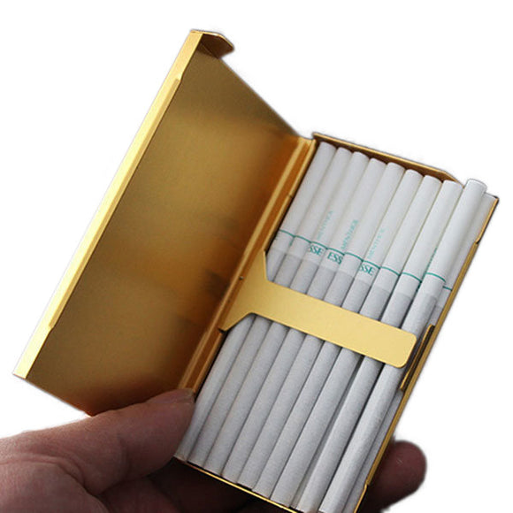 Honana NB-CB015 Light Weight Cigarette Case Holder 20 Sticks Ultra Thin Cigarette Box