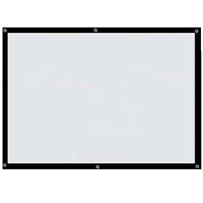 Simple Curtain 100 Inch 16:9/4:3 Projector Screen Portable Projector High Definition Screen