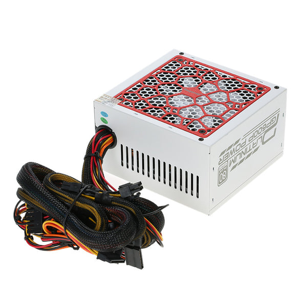 Segotep GP600P 500W ATX PC Computer Power Supply Desktop Gaming PSU 80Plus Platinum Active PFC DC-DC