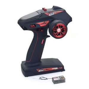 Surpass Hobby CH6 2.4G 4CH Super Response Transmitter Remote Control With Receiver For RC Car Boat Tank Water Skateboard