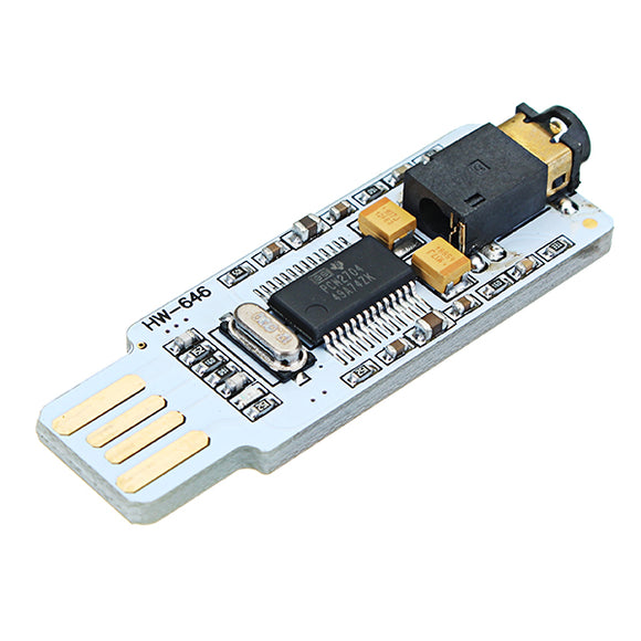 PCM2704 DC 5V 40dB USB Audio Sound Card DAC Decoder Board Free Drive Sound Card Board Module
