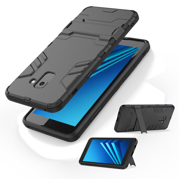 Bakeey 2 in 1 Armor Kickstand Hard PC Protective Case for Samsung Galaxy A8 2018