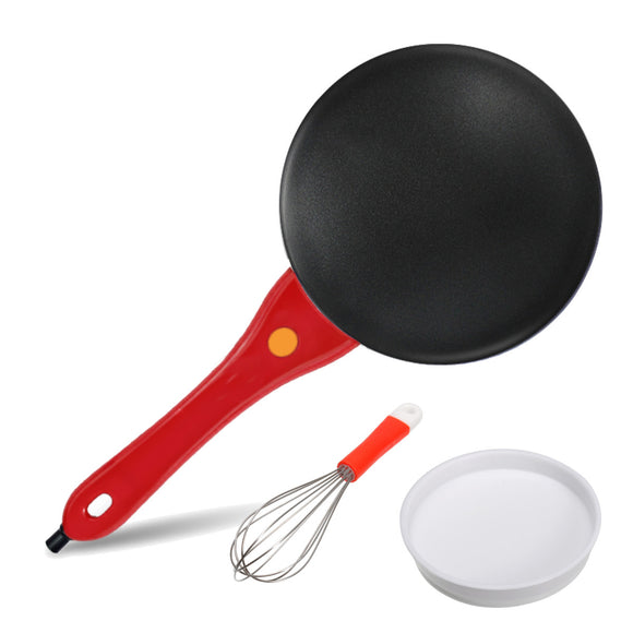 3Pcs / Set Kitchen Electric Griddle Pancake Baking Crepe Maker Frying Pan Pizza Machine Frying Pan