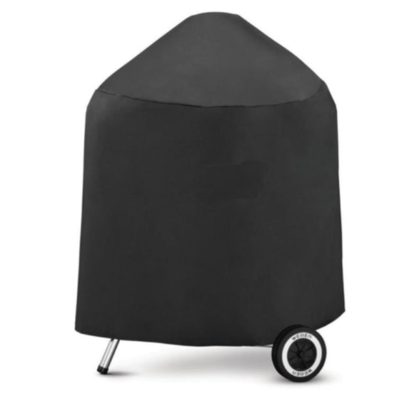 IPRee 70x96CM Round Waterproof BBQ Cover Outdoor Barbecue Garden Patio Grill Protector