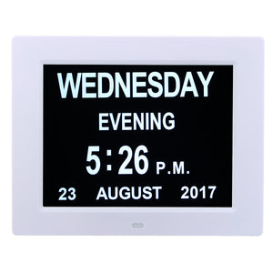 7 Inch LED Digital Calendar Day Clock Extra Large Time Day Week Month Year
