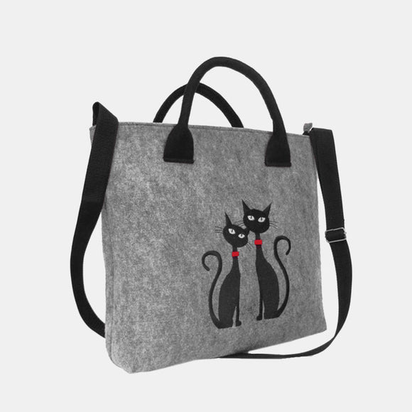 Women Fashion Crossbody Bag Cat Pattern Handbag