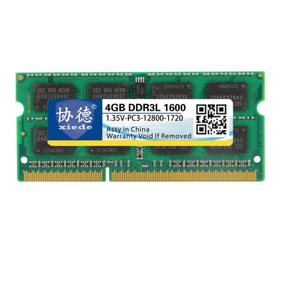 XIEDE X098 notebook DDR3 4GB 1600Hz computer memory fully compatible