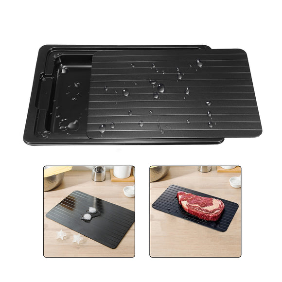 Defrosting Tray Thawing Plate Frozen Food Faster and Safer Way to Defrost Meat or Frozen Food