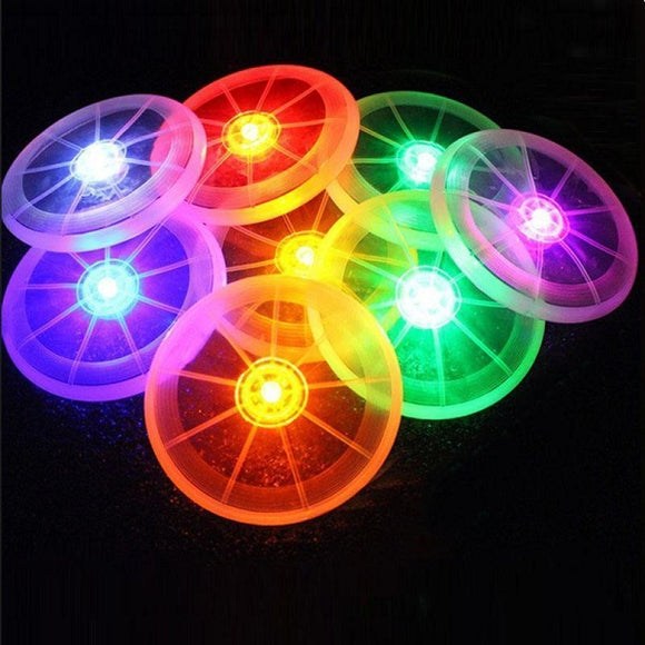 Yani HP-PT9 LED Lights Frisbee Pet Flying Disc Flashflight Dog Sports Toy Pet Supplies