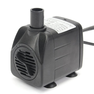 10W 220V LED Light Submersible Water Pump Aquariums Fish Pond Fountain Sump Waterfall 600L/h