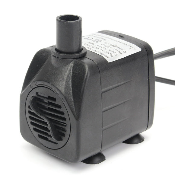 10W 220V LED Light Submersible Water Pump Aquariums Fish Pond Fountain Sump Waterfall 600L/h
