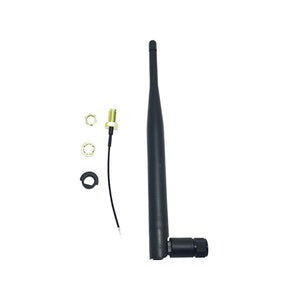 RF Connector 70 RP-SMA + 5dBi Antenna + Adapter For Frsky X9D PLUS Transmitter