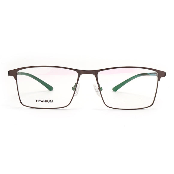 BROADISION Titanium Alloy Glasses Frame IP Vacuum Plating Process Tr90 Temple
