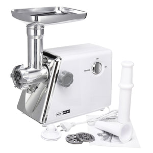 220V 2800W Electric Grinder Stainless Steel Duty Sausage Stuffer Food Processor Grinding Mincing Stirring Mixing Machine