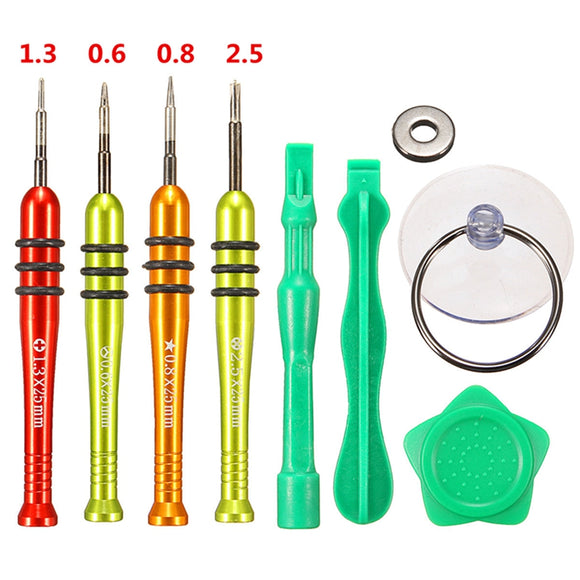 9 In 1 Repair Tool Kit Screwdriver Opening Pry Tools For iPhone 7/7 Plus