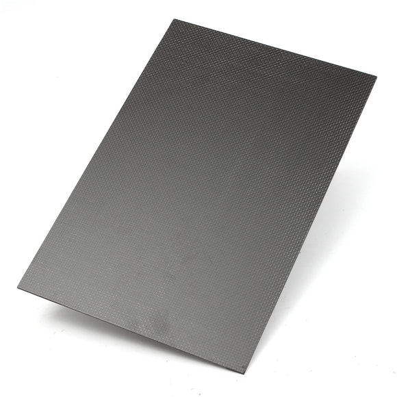 2Pcs 3K 2003002mm Plain Weave Carbon Fiber Plate Panel Sheet