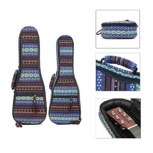 21 23 Inch Ukulele Case Soft Padded Carry Protect Backpack Cover Gig Bag