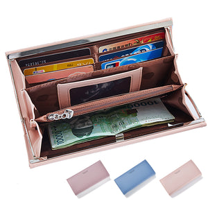 Universal Long Purse Phone Wallet Accordion Design Clutch Bag for Phone Under 5.5 inches