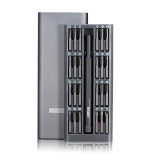 JAKEMY JM-8168 Screwdriver Set 24 in 1 Multi-Purpose Magnetic Precision with Deep Hole Screw Bits
