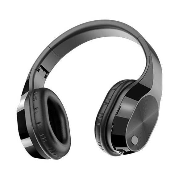 T5 Wireless bluetooth 5.0 Earphones Foldable Head-mounted HiFi Noise Canceling Gaming Heaphone With Mic Support TF Card