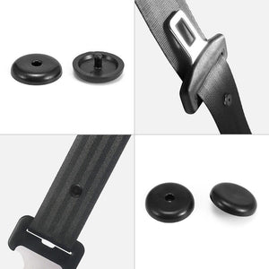 10PCS Car Auto Seat Belt Buckle Holder Stop Clips For Ford Black